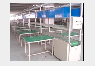 天河注塑機(jī)流水線，天河平板流水線，電子廠輸送線