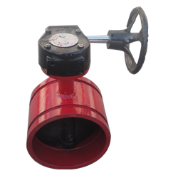 溝槽蝶閥密封性能可靠、不受介質(zhì)注射限制（雙向密封）