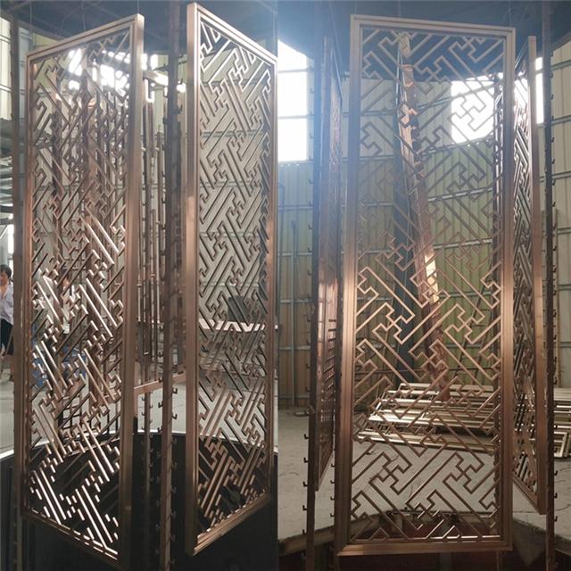 臻佳不銹鋼屏風(fēng)，花格，不銹鋼隔斷定制