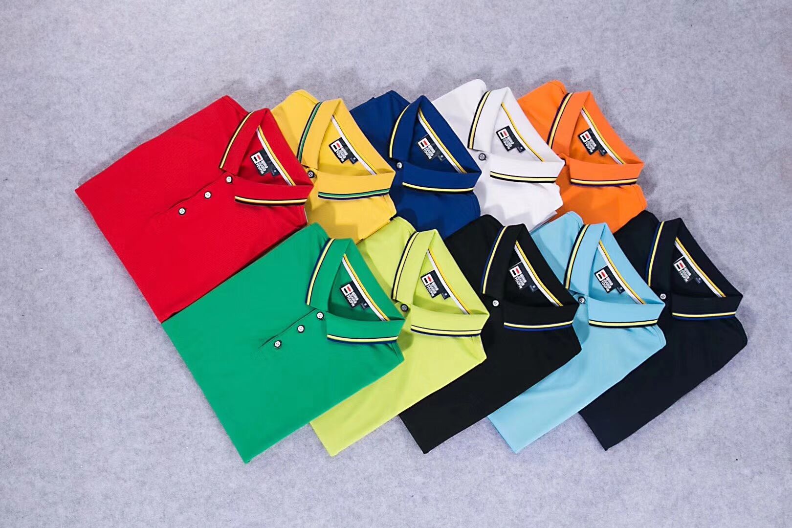 中山圓領員工工服，中山商務T恤衫繡LGOO，珠海T恤批發(fā)