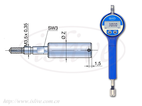 DIATEST內(nèi)徑測量儀,4系列盲孔塞規(guī)式孔徑測量儀