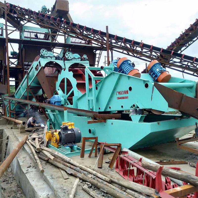 沃力洗砂機(jī)廠家  洗沙機(jī)械產(chǎn)量高，操作簡單