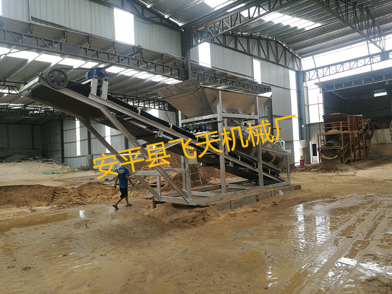 50型篩沙機 鏟車上料 國內(nèi)直銷
