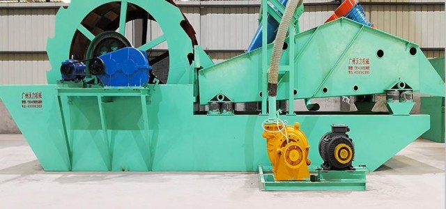 中美沃力實力商家泥、石粉洗砂生產(chǎn)線流程案例