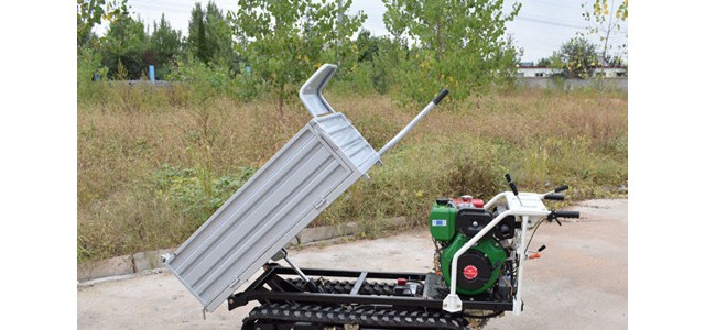 柴油履帶式山地爬山虎 自走式農(nóng)用運輸車 液壓自卸履帶翻斗車