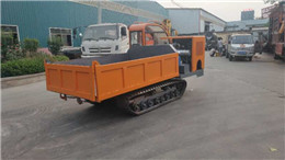 供應(yīng)自卸式手扶運輸車山地水田用的爬山虎手扶履帶運輸車定制款