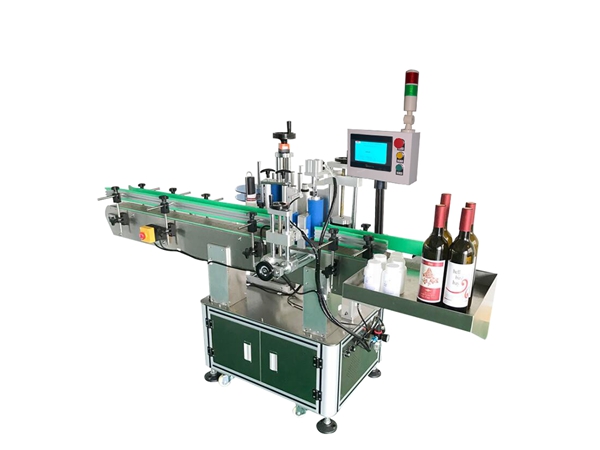 全自動立式紅酒瓶貼標(biāo)機