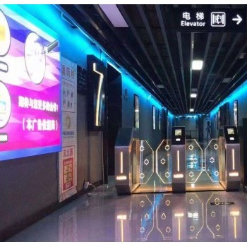 深圳瀚禹影院自助檢票閘機(jī) 不銹鋼烤漆款 支持定制