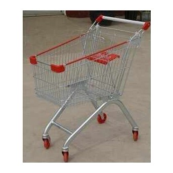 出售石家莊超市購物車，金屬手推車，物業(yè)專用手推車