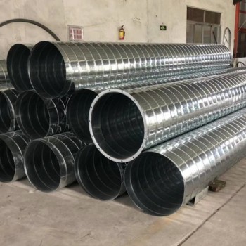 廣州除塵螺旋通風管道廠家*生產(chǎn)廠房排廢氣管道