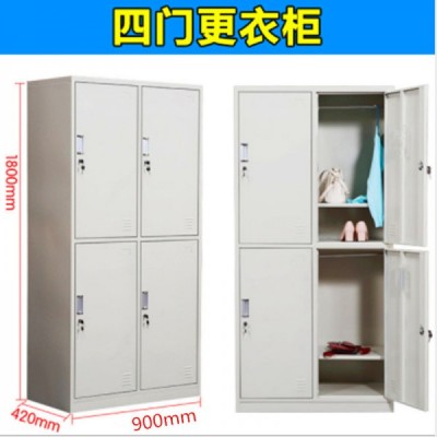 加厚宿舍用鐵皮更衣柜 衣柜內置承重層板 使用更方便