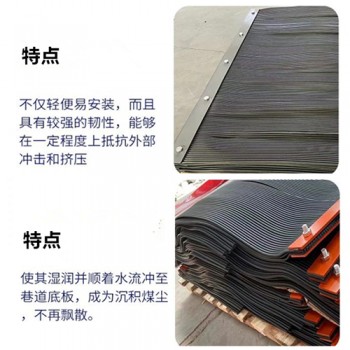 聚氨酯橡膠擋塵密封膠簾 6mm 導料槽防塵簾 美奐橡塑